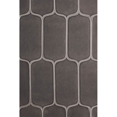 Coffee Glossy Tear Field Ceramic Tile 3 5/8x8