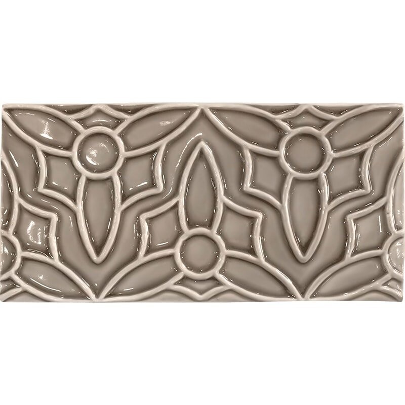 Latte Glossy Barcelona Ceramic Accent Tiles 4×8