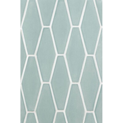 Sage Glossy Longest Hexagon Ceramic Tile 3x7 7/8