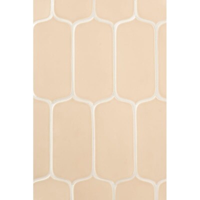 Caramel Glossy Tear Field Zellige Look Ceramic Tile 3 5/8x8