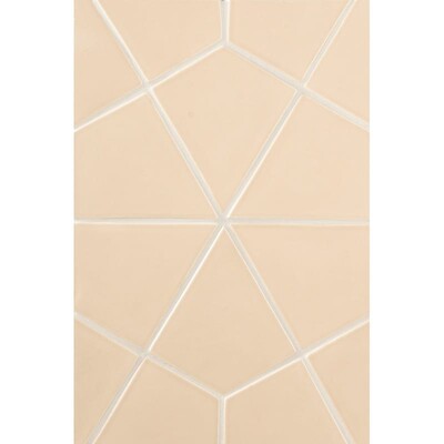 Caramel Glossy Diamante Ceramic Tile 6x6