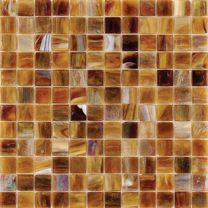 Mare Mist Polished 1×1 Glass Mosaics 12×12