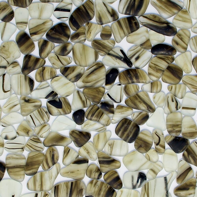 Mare Mist Matte Beach Glass Mosaics 12×12