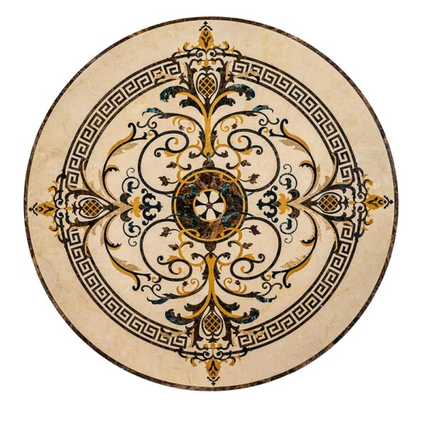 Cassina Multi Finish Round Marble Medallions 36×36