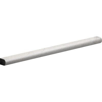 Thala Gray Honed Pencil Liner Limestone Moldings 1/2x12