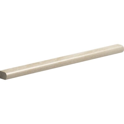 Delicate Beige Polished Pencil Liner Marble Moldings 1/2x12