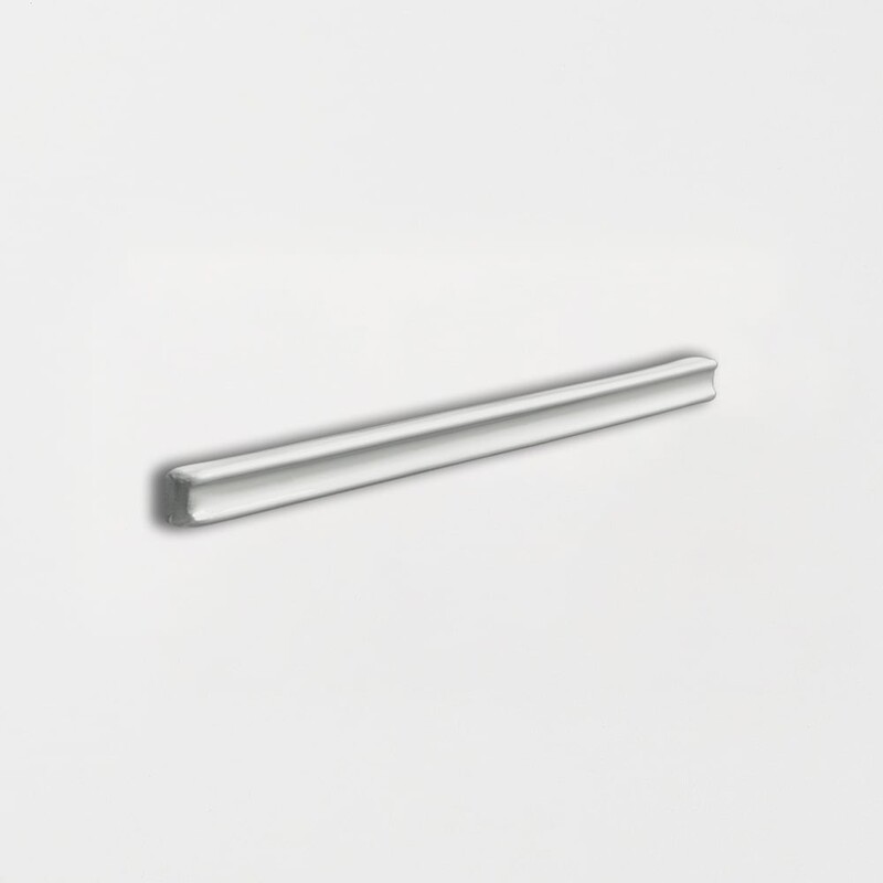 Pebble Glossy Pencil Trim Ceramic Moldings 5/8×6