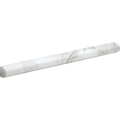 Calacatta Gold Polished Pencil Liner Marble Moldings 1/2x12
