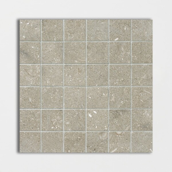 Seagrass Honed 2×2 Limestone Mosaics 12×12
