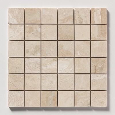 Mosaico de Mármol Royal Beige Pulido 2x2 12x12