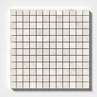 Mosaico de Mármol Europeo Azúcar Pulido 1x1 12x12