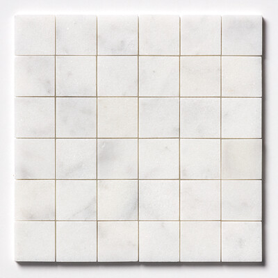 Mosaico de mármol Calacatta T apomazado 2x2 12x12