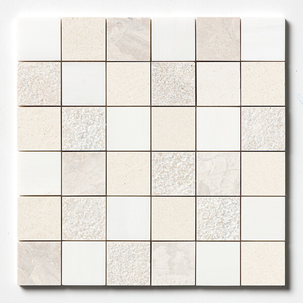 Paris Textura 2×2 Limestone Mosaics 12×12