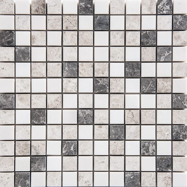 Granada Blend Polished 1×1 Marble Mosaics 12×12