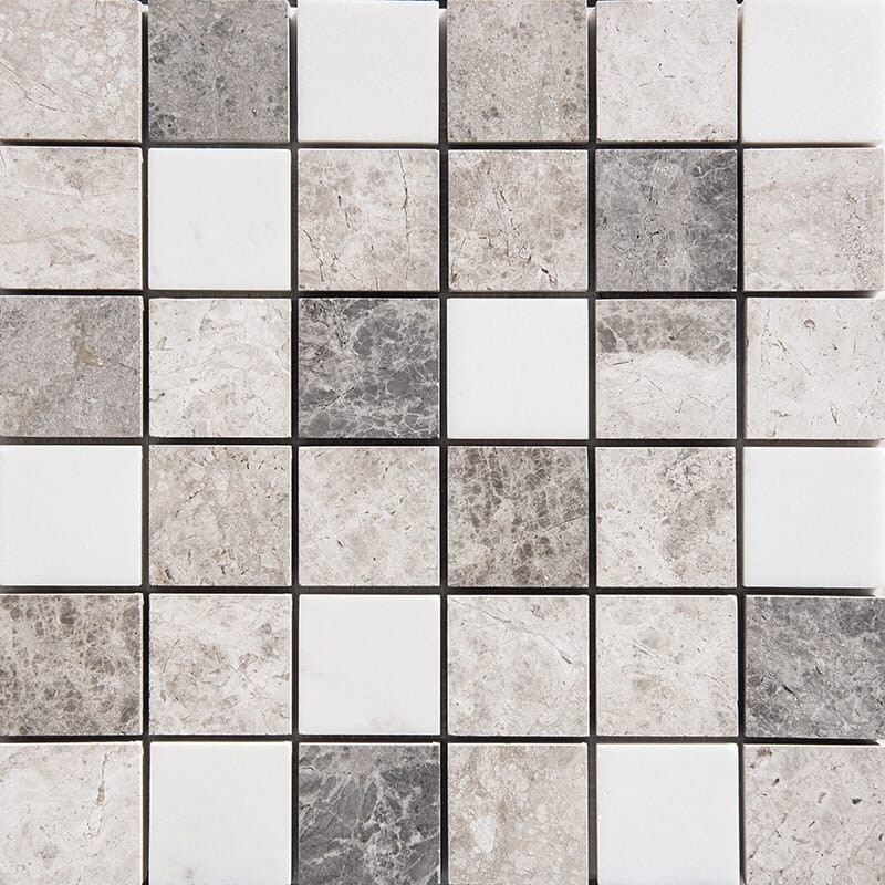 Granada Blend Polished 2×2 Marble Mosaics 12×12