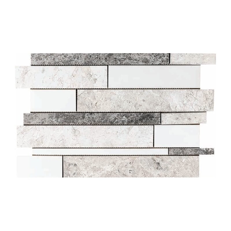 Granada Blend Polished Slides Marble Mosaics 11×17