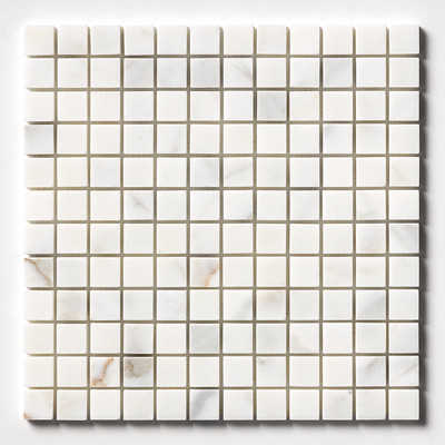 Mosaico de mármol Serenity Honed 1x1 12x12