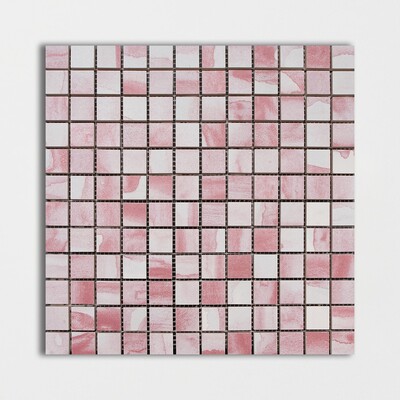 Rosebud Matte 1x1 Ceramic Mosaic 12x12