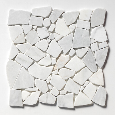 Carrara T Multi Finish Palladian Marble Mosaics 12×12