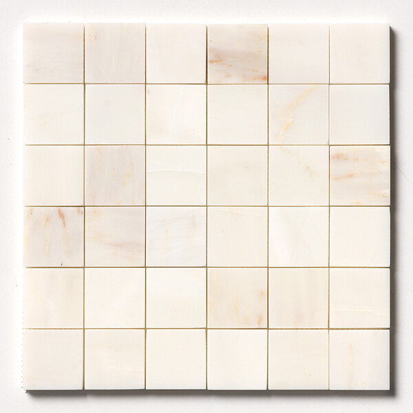 Calacatta Cremo Honed 2×2 Marble Mosaic 12×12