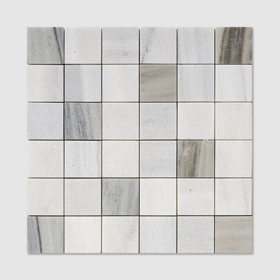 Skyline Multi Finish 2×2 Marble Mosaics 12×12