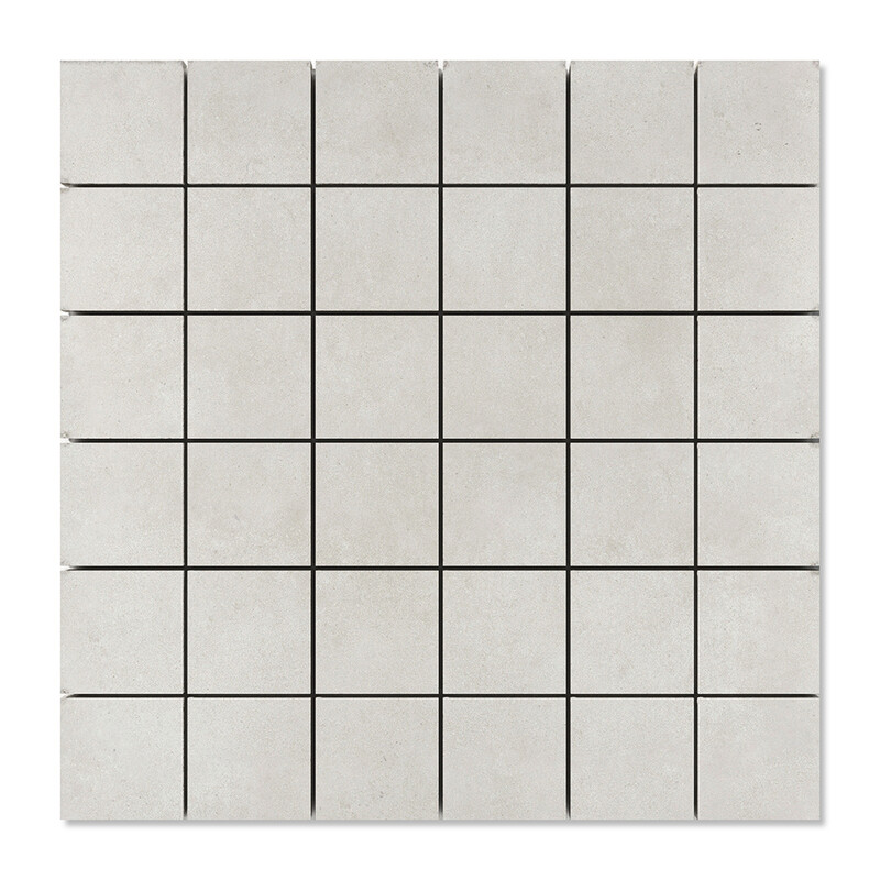 Smoke White 2×2 Porcelain Mosaics 12×12