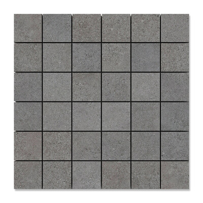 Cobblestone Dark 2×2 Porcelain Mosaics 12×12