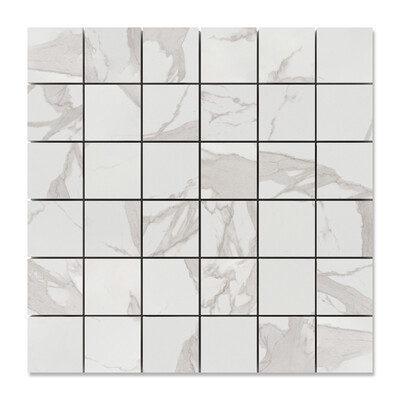 Simplicity Polished 2×2 Porcelain Mosaics 12×12