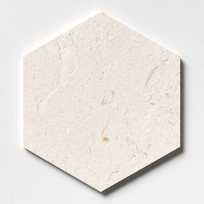 Desert Path Brushed Hexagon 8 Limestone Mosaics 8