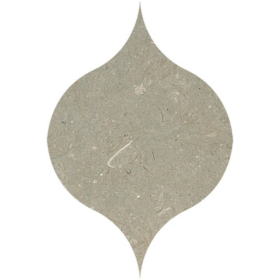 Seagrass Honed Winter Leaf Waterjet Limestone Wall Decos 4 7/8×6 13/16