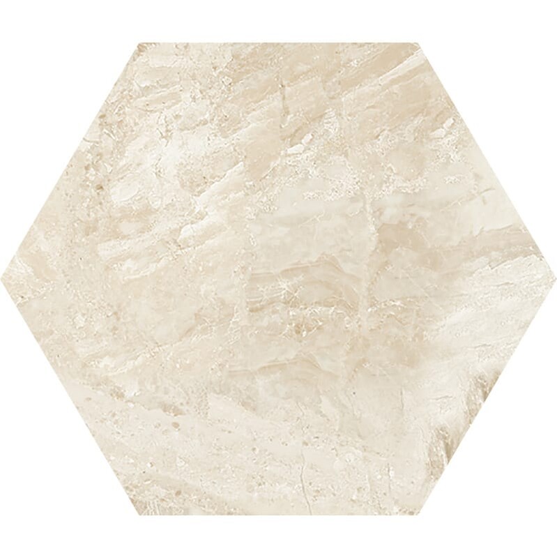 Diana Royal Polished Hexagon Waterjet Marble Tiles 5 25/32×5