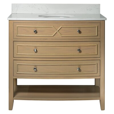 Carrara Halcyon Light Oak Bathroom Vanities 31×19