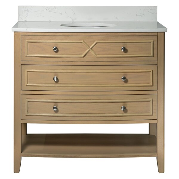 Carrara Halcyon Light Oak Bathroom Vanities 31×19