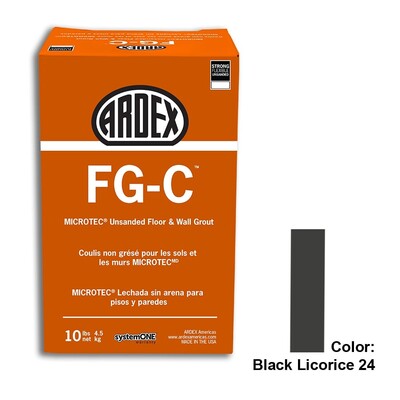Black Licorice   Tile Setting Materials Fg-c Unsanded Grout Various
