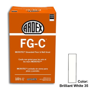 Brilliant White Tile Setting Materials Fg-c Unsanded Grout Various