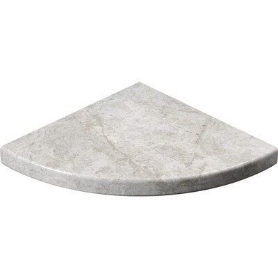 Silver Mystique Polished Corner Shelf Marble Corner Shelves 8×8