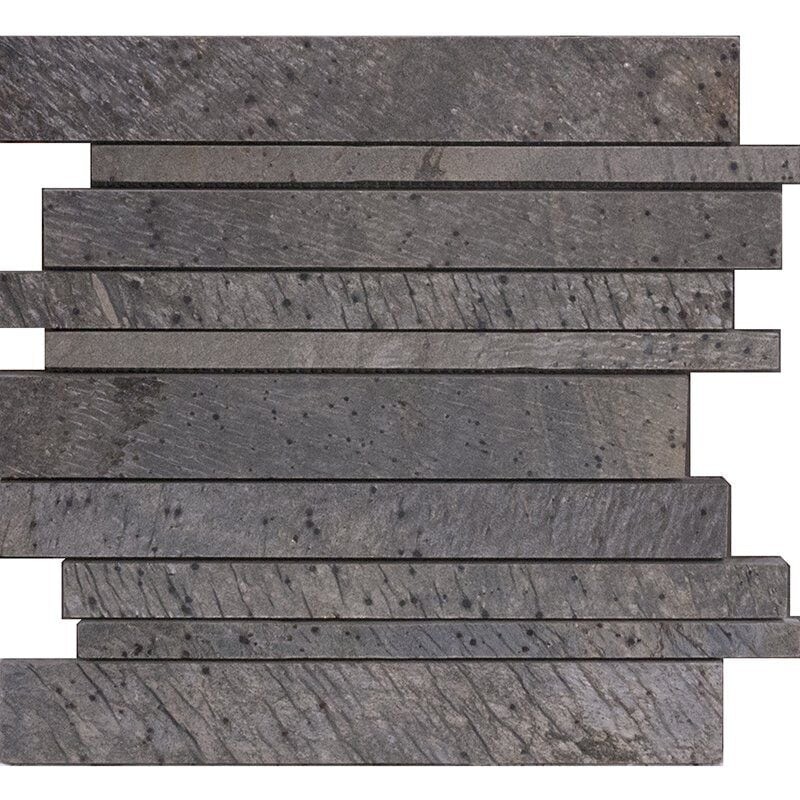 Gold Green Polished Ledger Slate Mosaics 12×12