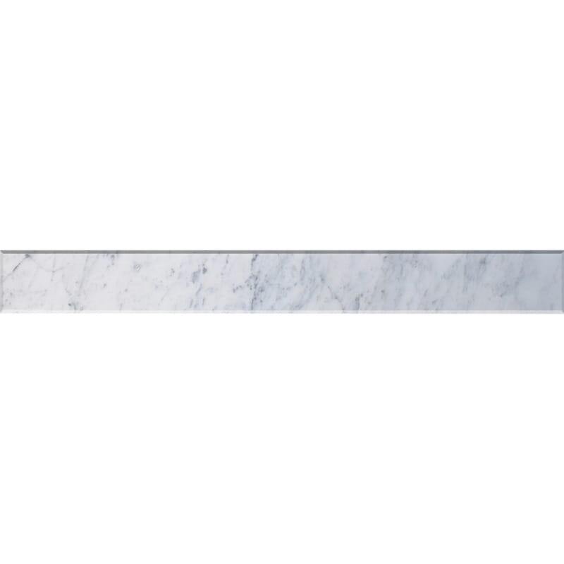 White Carrara Honed Marble Thresholds 4×36