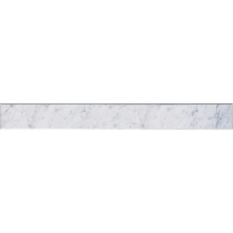 White Carrara Extra Polished Marble Thresholds 4×36