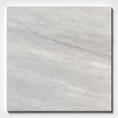 Carrara T Honed Marble Tile 12x12
