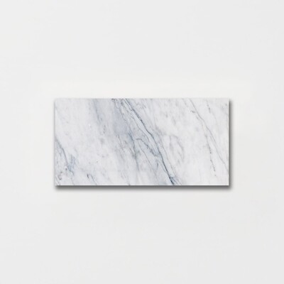 Carrara T Honed Marble Tile 2 3/4x5 1/2