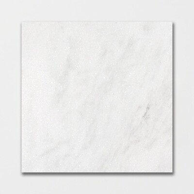 Calacatta T Honed Marble Tile 18x18