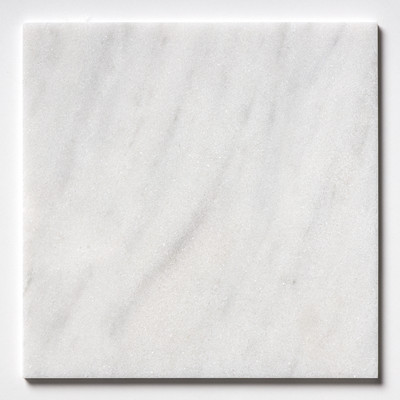 Baldosa de mármol pulido Carrara T 12x12