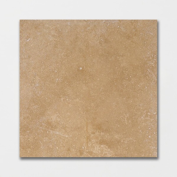 Azulejos de travertino relleno pulido beige toscano de 12×12