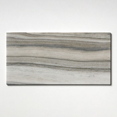 Silver Sky Polished Marble Tile 12x24