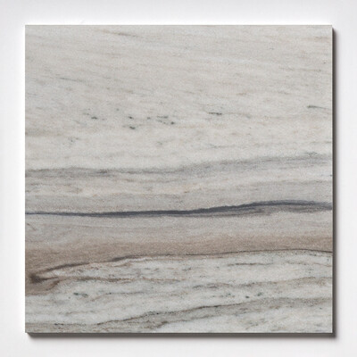 Silver Sky Polished Marble Tile 18x18