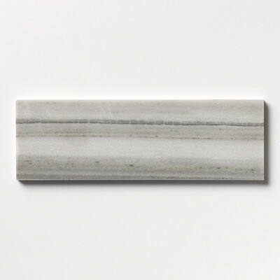 Silver Sky Polished Subway Marble Tile 4x12