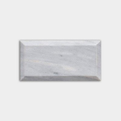 Carrara T Honed Subway Marble Tile 2 3/4x5 1/2