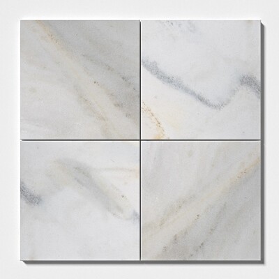 Silver Sky Polished Marble Tile 12x12