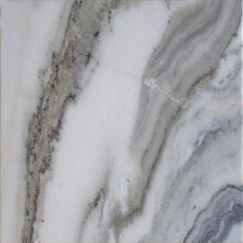 Silver Sky Cross Cut Polished Marble Tiles 12×12